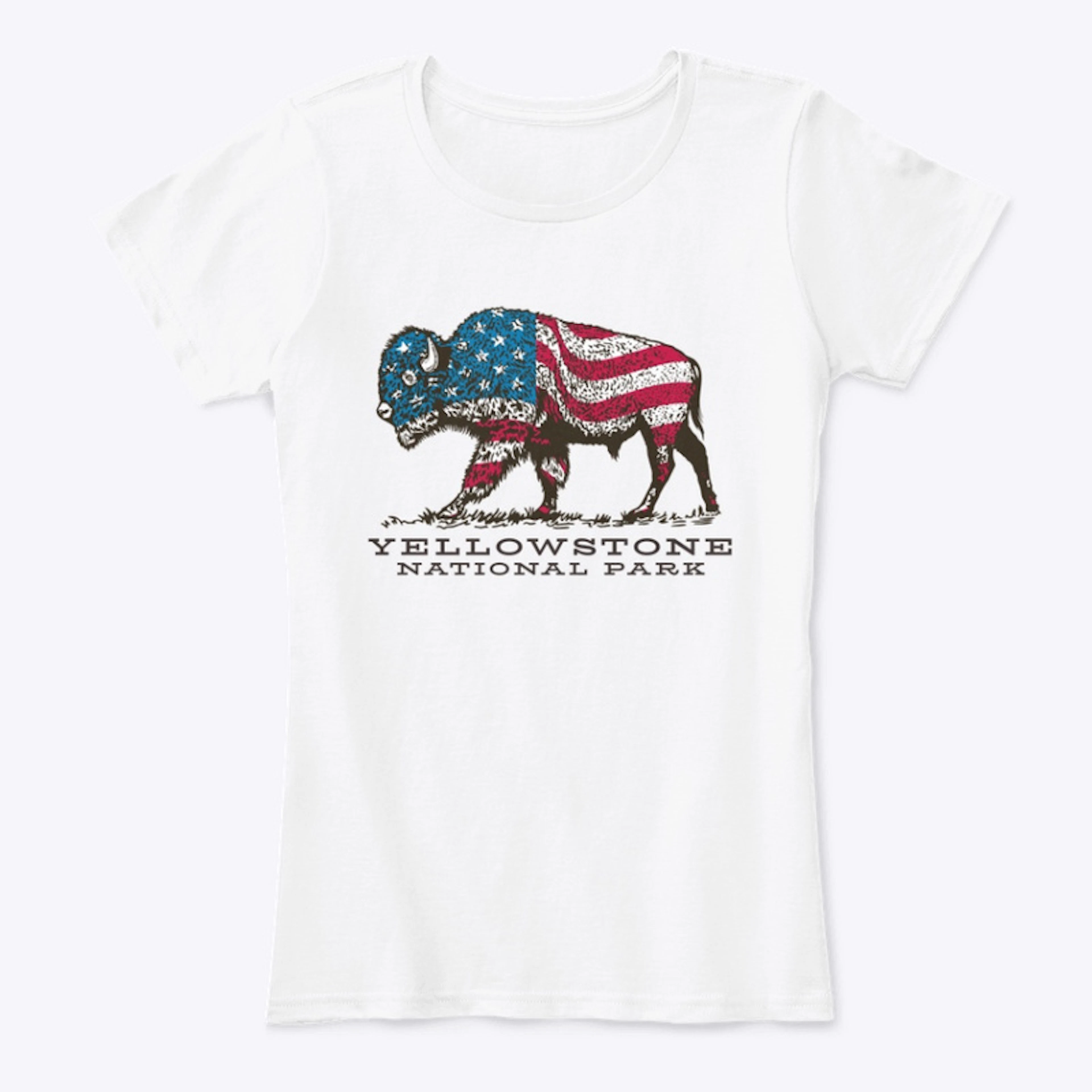 Yellowstone Patriotic Bison